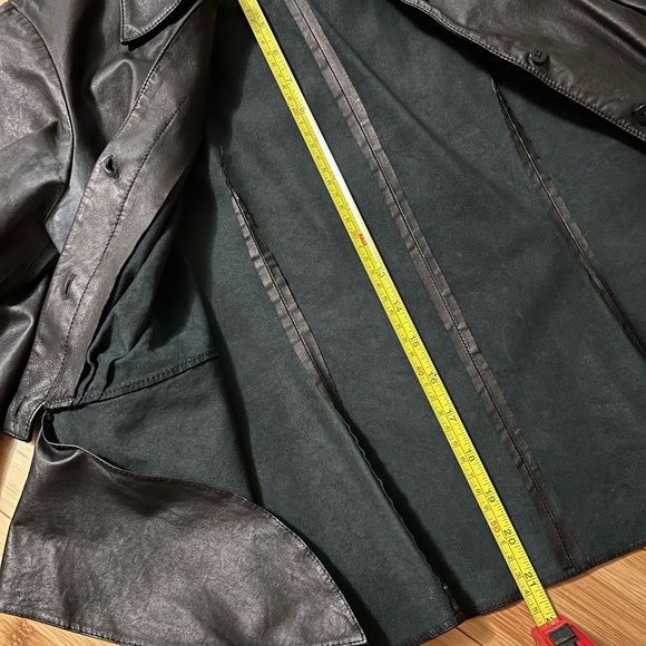 Lafayette 148 leather blouse size 4 - Picture 10 of 12